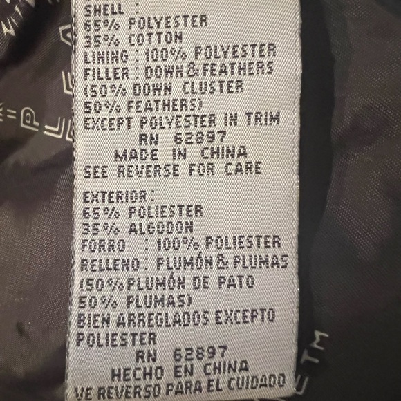 Triple F.A.T Goose vintage Men's Black Winter down-filled Jacket, size medium. - Picture 15 of 16